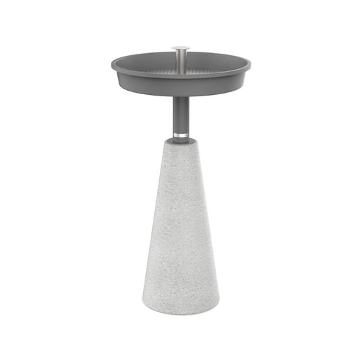 Cendrier sur pied - SAND - METALCO - en pierre reconstituée / en acier peint / pour extérieur