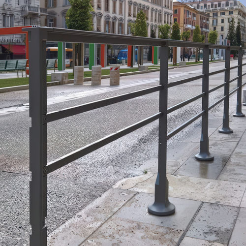Barrière de protection - TRANSEO - METALCO - fixe / en fonte d'aluminium / urbaine