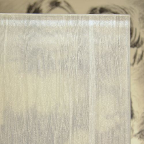 Panneau en verre feuilleté - SILK RIPPLE BLANCO DUE  - Avant Art Architectural Glass, Inc. - à motif / ultra-clair / pour agencement intérieur