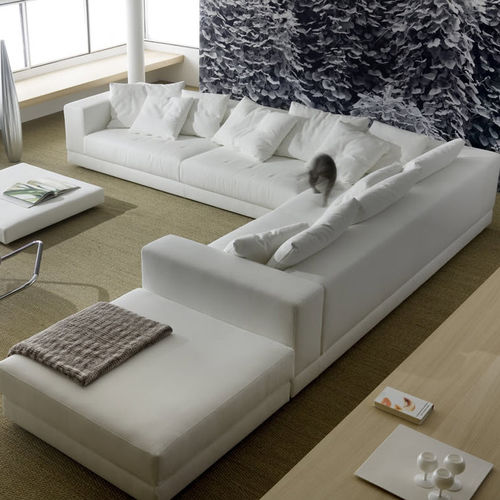 Canapé modulable - D-MAX - ferlea - contemporain / en cuir / en polyester