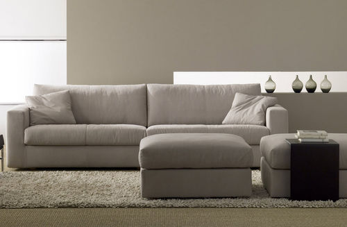 Canapé contemporain - PLURIMO - ferlea - en polyester / marron / 3 places