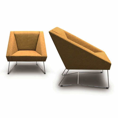 Fauteuil contemporain - CUBE - ferlea - en fibre de polyester / luge