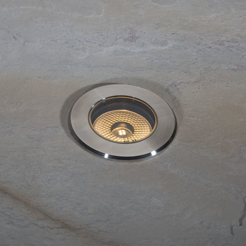 Luminaire encastrable au sol - NAOS - LumTeam - à LED / rond / IP68
