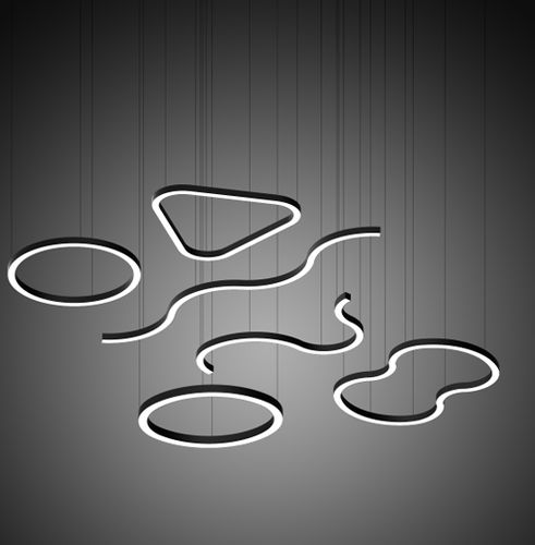 Luminaire à suspension - CASSIOPÉE - SUNLUX - à LED / linéaire / circulaire