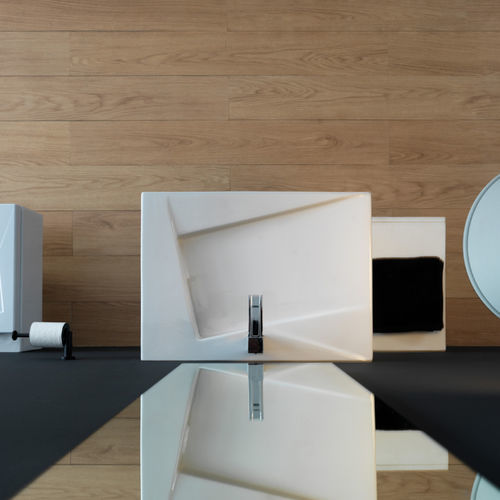 Vasque suspendue - LAOZ65 - GSG Ceramic Design - en céramique / brillante / finition mat