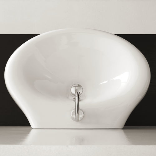 Vasque suspendue - TOLAV70 - GSG Ceramic Design - en céramique / brillante / finition mat