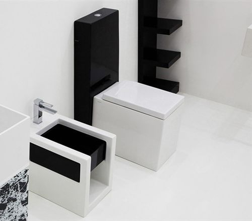 Toilette à poser - BXWC01-BXCIMBL - GSG Ceramic Design - monobloc / en céramique / résidentielle