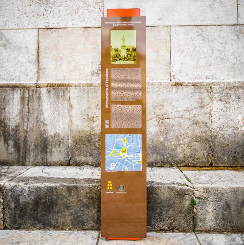 Totem signalétique - WAYFINDING - LAB23 - en acier galvanisé / pour espace public