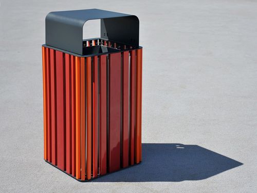 Poubelle en acier inoxydable - MOKINO - LAB23 - en bois / professionnelle / simple