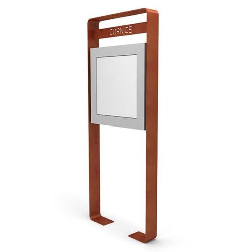 Totem publicitaire - CORNICE - LAB23 - pour espace public