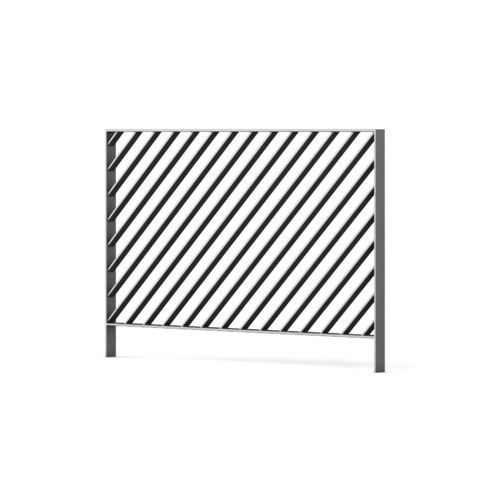 Barrière de protection - 45 - LAB23 - fixe / en acier / en inox