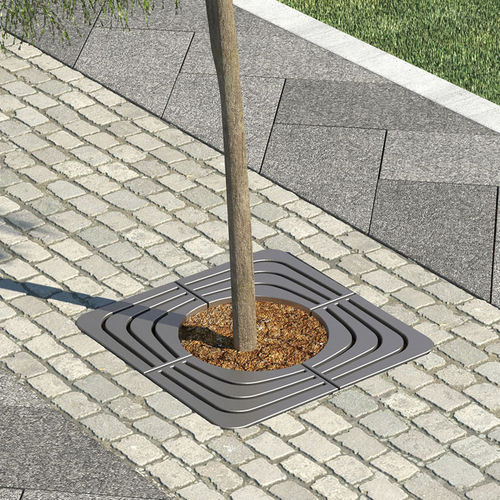 Grille d'arbre carrée - LAB.SP.003 - LAB23 - en acier / en acier galvanisé