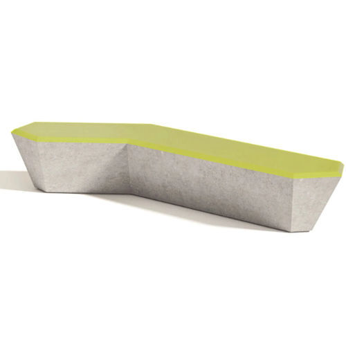 Banc public contemporain - FUKSAS L - LAB23 - en matériaux composites / sans dossier / sans accoudoirs