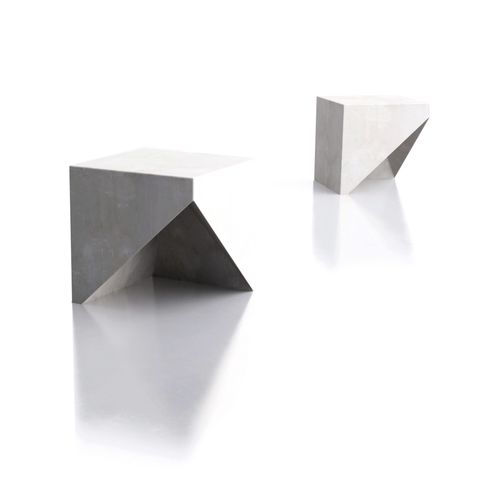 Tabouret contemporain - SECTION - LAB23 - en composite / lumineux (LED) / pour espace public