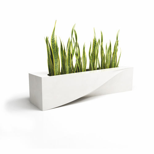 Jardinière en fibre de polyester - S PLANTER - LAB23 - en acier galvanisé / en composite / design original