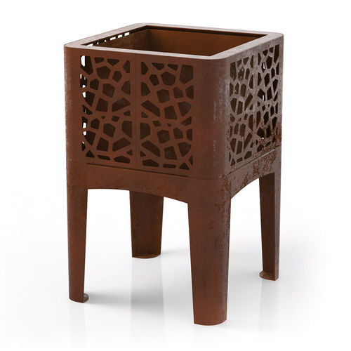 Jardinière en acier - CORAL - LAB23 - en acier COR-TEN® / en acier galvanisé / en acier à revêtement par poudre
