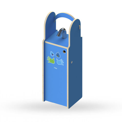 Distributeur de gel hydroalcoolique au sol - FUN  - Stern Engineering Ltd. - automatique / pour école