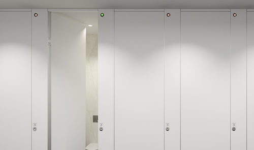 Cabine sanitaire sans contact - TOI - Stern Engineering Ltd. - en aluminium / en HPL / en aluminium