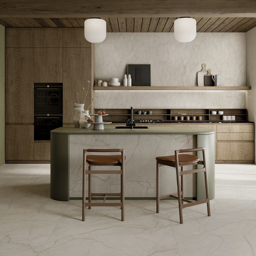 Carrelage en grès cérame - ELEGANCE - Alfalux - en marbre / poli / intérieur