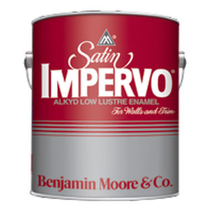 Peinture décorative - IMPERVO® LOW LUSTRE - Benjamin Moore & Co. - d'intérieur / pour mur / alkyde