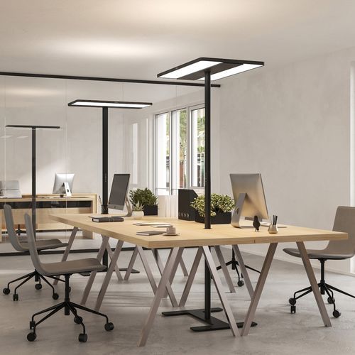 Luminaire sur mât - ADAPT-F 2 DESK FRONT  - GLAMOX - à LED / rectangulaire / professionnel