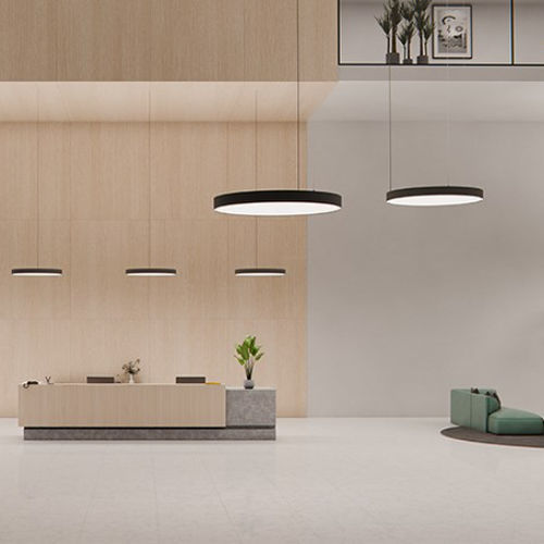 Luminaire suspendu - LUNA-P ROD G2  - GLAMOX - à LED / rond / IP20