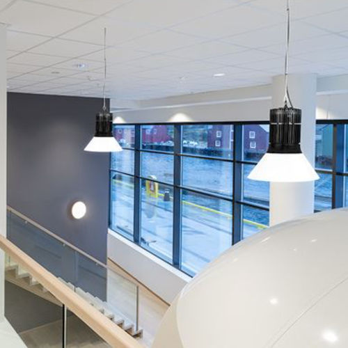 Suspension - A90-P  - GLAMOX - en aluminium anodisé / en opale / contemporaine