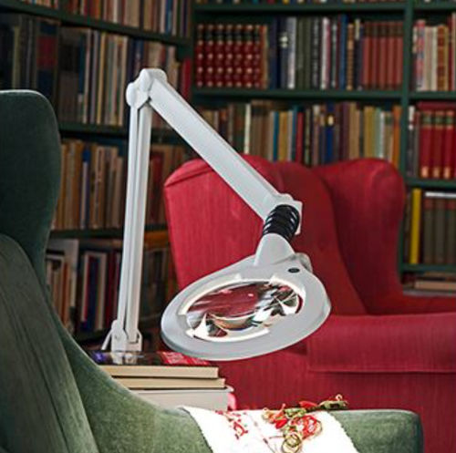 Lampe de table - CIRCUS   - GLAMOX - loupe / en aluminium / contemporaine