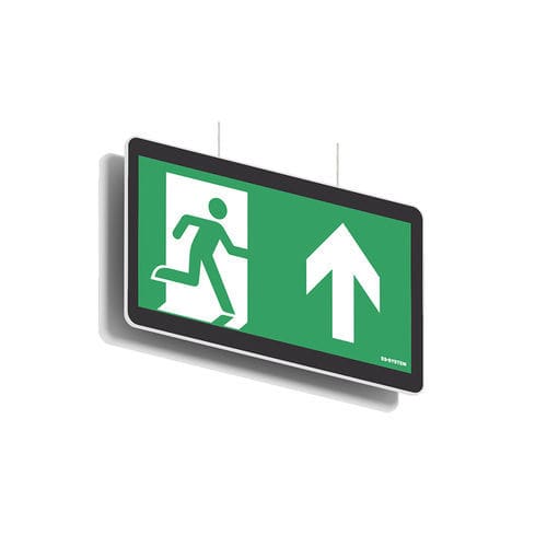 Éclairage de secours suspendu - ARIS-P - GLAMOX - rectangulaire / à LED / en polycarbonate