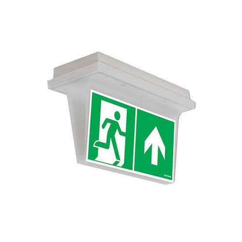 Éclairage de secours encastrable au plafond - MONITOR2 - GLAMOX - rectangulaire / à LED / en plastique