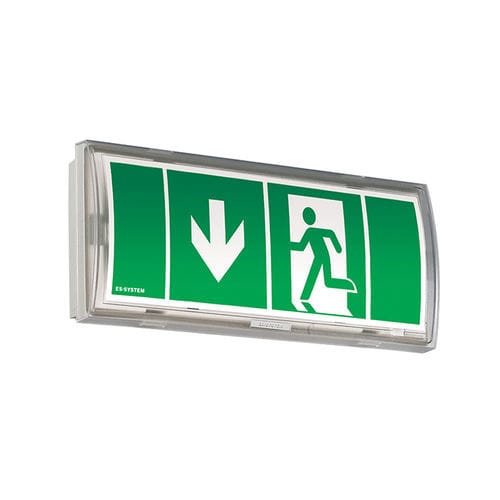 Éclairage de secours mural - MONITOR1-W - GLAMOX - rectangulaire / à LED / en plastique