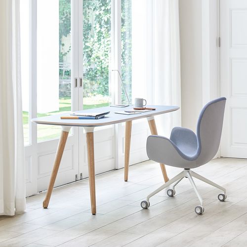 Chaise de bureau contemporaine - PHLOX - Okamura - d'intérieur / en aluminium / avec piètement en aluminium