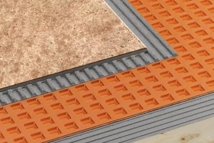 Membrane d'étanchéité pour sol - SCHLUTER®-DITRA-XL - Schluter Systems - en rouleau / en polyéthylène
