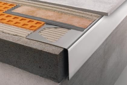 Profilé en métal - SCHLUTER®-BARA-RW - Schluter Systems - de rive