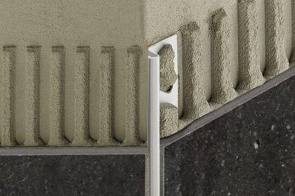 Profilé de finition en acier inox - SCHLUTER®-DECO-DE - Schluter Systems - pour carrelage / pour angle extérieur