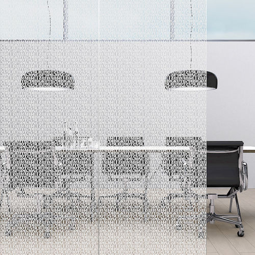 Panneau en verre de sécurité - ALPHABET - Skyline Design - feuilleté / trempé / à motif