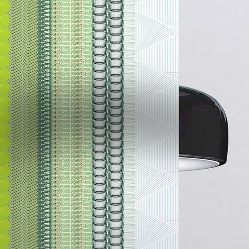 Panneau en verre de sécurité - RECYCLED STRIPES - Skyline Design - feuilleté / trempé / à motif