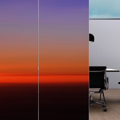 Panneau en verre feuilleté - OVER THE SUN - Skyline Design - trempé / de sécurité / à motif