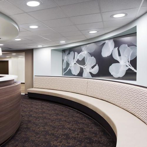 Panneau en verre de sécurité - DOGWOOD 1 - Skyline Design - feuilleté / trempé / à motif