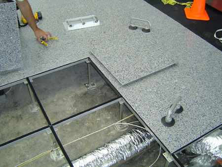Plancher technique en marbre - TERRAZZO  - Tate Access Floors - acoustique / d'intérieur