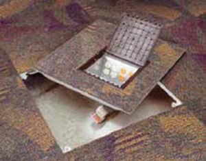Moquette tuftée - POSITILE® - Tate Access Floors - synthétique / en rouleau / pour sol technique