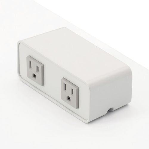 Prise de courant - CUBE - Teknion - double / en saillie / contemporaine
