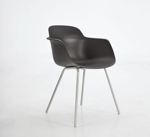 Chaise contemporaine - NORTH 56 - Teknion - d'intérieur / en métal / avec piètement en métal