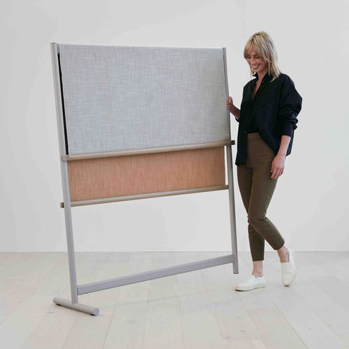 Séparateur d'espace en bois - ROUTES - Teknion - en tissu / professionnel / d'intérieur