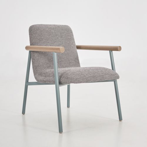 Chaise contemporaine - ROUTES - Teknion - d'intérieur / en tissu / avec piètement en acier