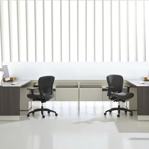 Fauteuil de bureau contemporain - SAVERA - Teknion - en tissu / inclinable / avec dossier haut