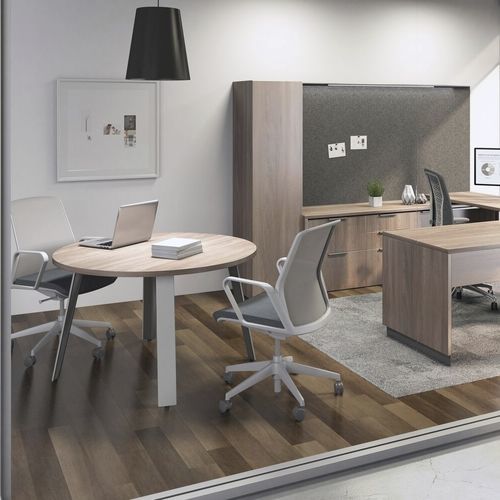 Chaise de bureau contemporaine - JUST-US - Teknion - d'intérieur / en tissu / tapissée
