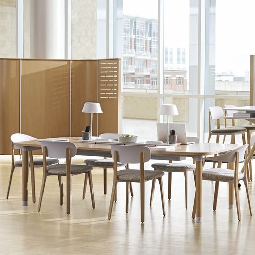 Chaise haute standard - ZONES  - Teknion - professionnelle / bois / en plastique