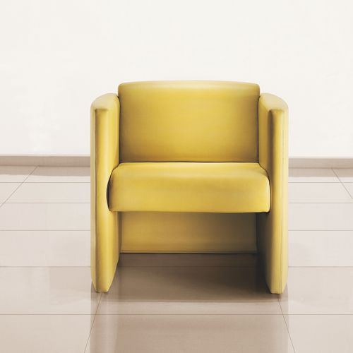 Fauteuil contemporain - VASARI - Teknion - en cuir / professionnel / pour établissement public
