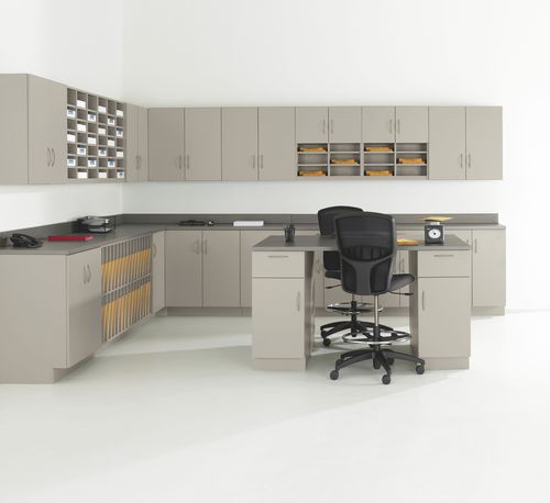 Armoire de classement basse - Teknion - haute / murale / en aluminium